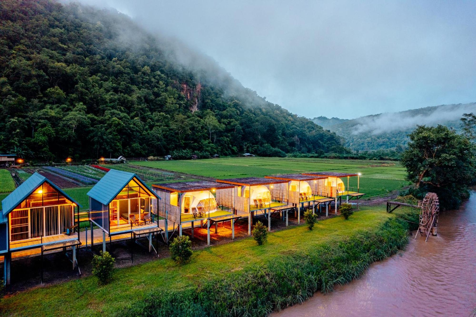 เนเจอร์วัลเล่ย์แคมป์ ปางมะผ้า Hotel Buitenkant foto