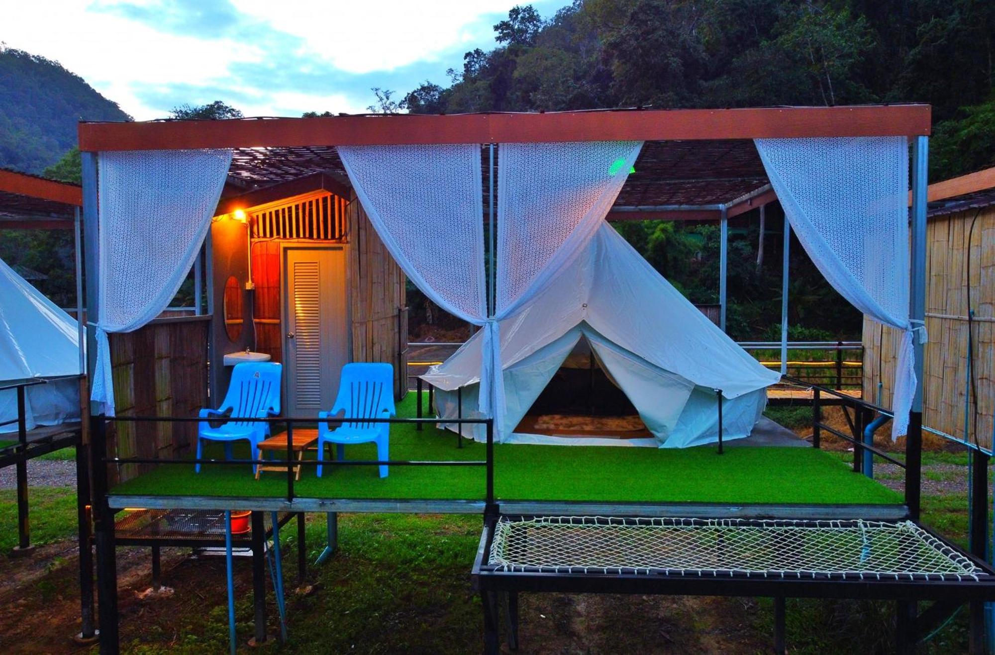 เนเจอร์วัลเล่ย์แคมป์ ปางมะผ้า Hotel Buitenkant foto