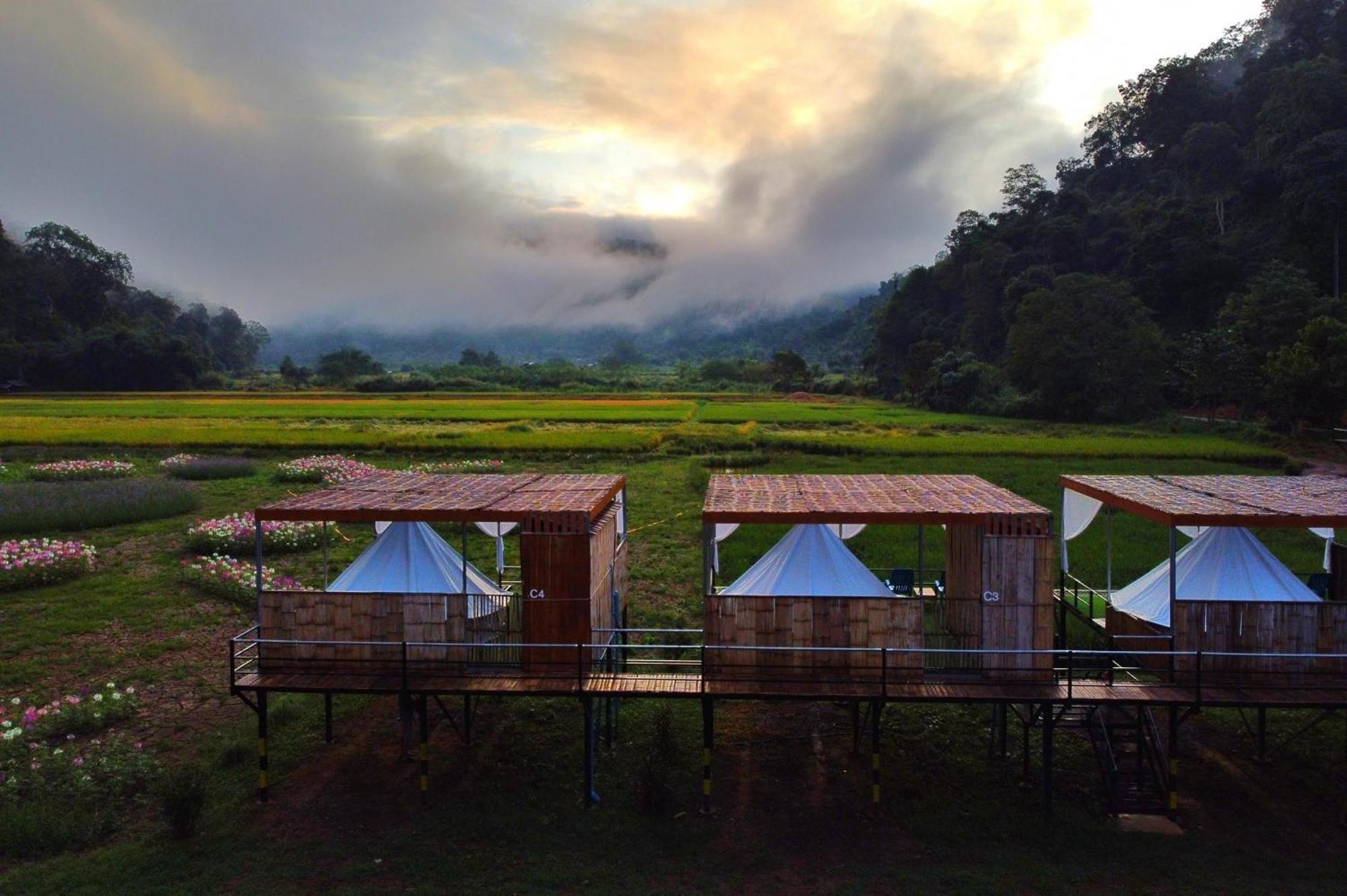 เนเจอร์วัลเล่ย์แคมป์ ปางมะผ้า Hotel Buitenkant foto