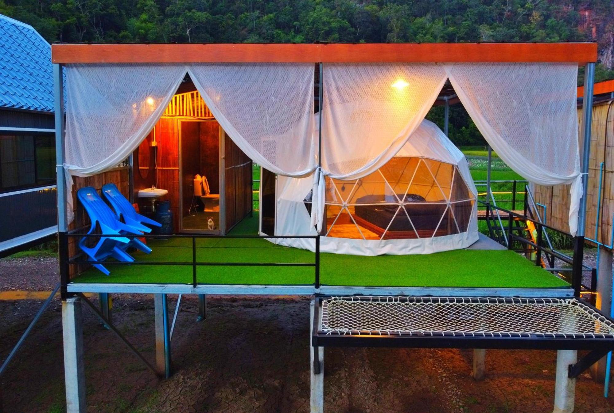 เนเจอร์วัลเล่ย์แคมป์ ปางมะผ้า Hotel Buitenkant foto