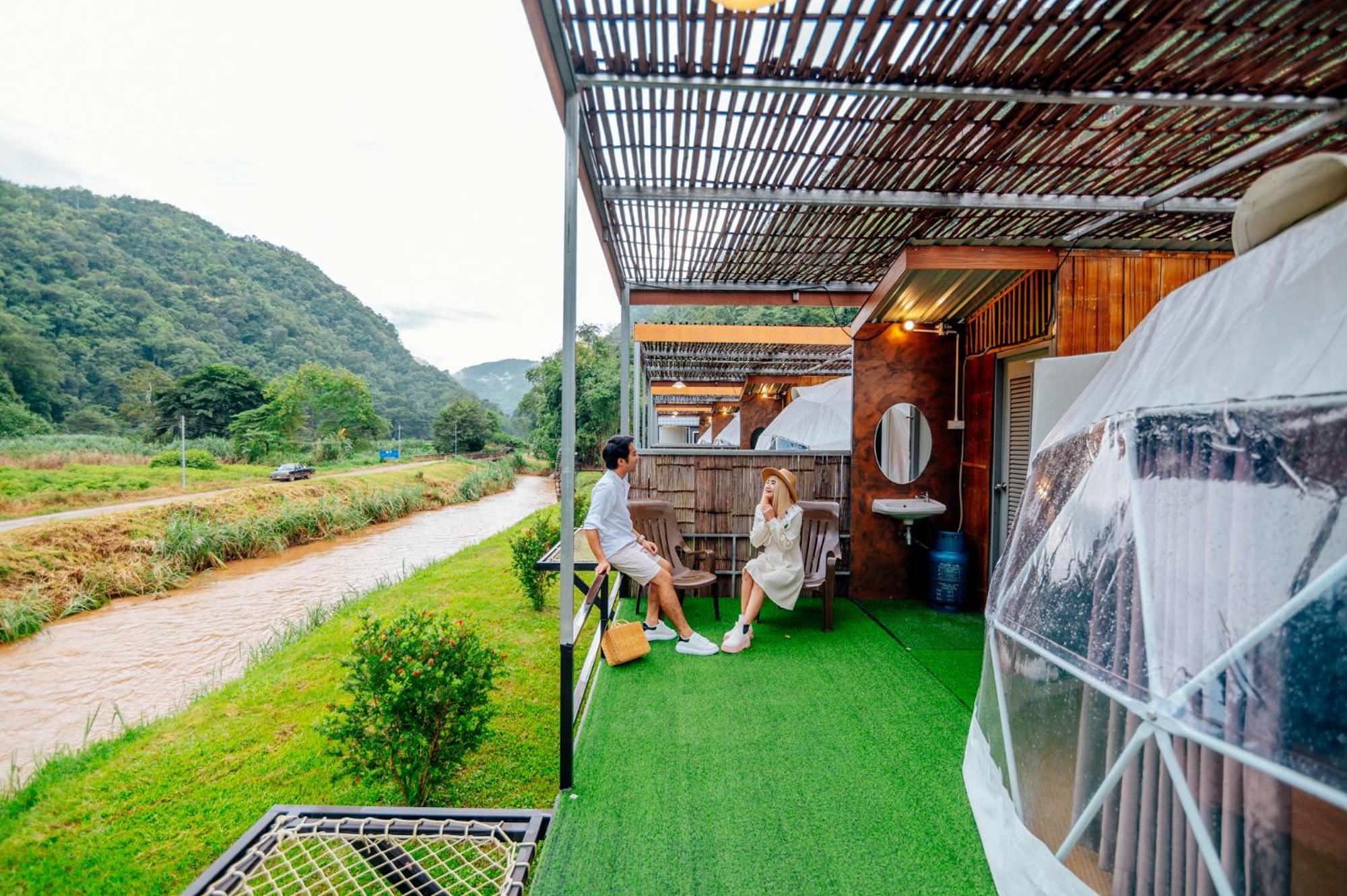 เนเจอร์วัลเล่ย์แคมป์ ปางมะผ้า Hotel Buitenkant foto